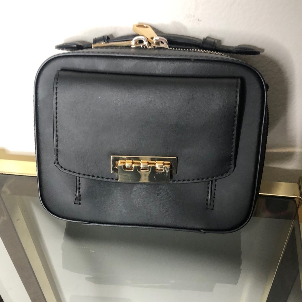 Zac Posen eathette small box crossbody purse